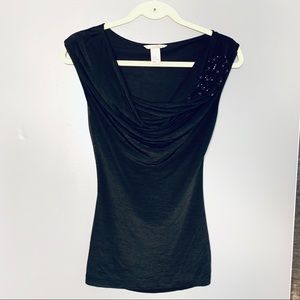 H&M Black Fitted Top